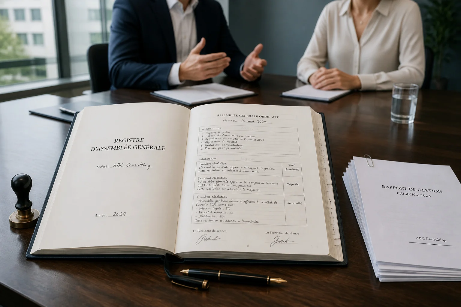 Registre dassemblee generale et documents