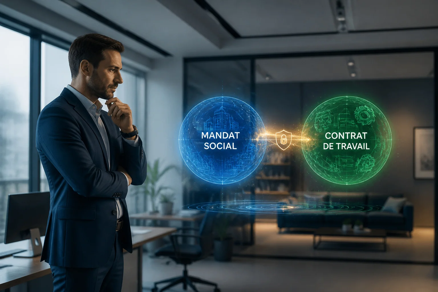 Mandat social et contrat de travail une connexion securisee
